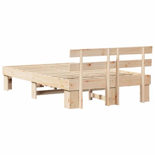 Krevet s Uzglavljem 140x190 cm od Masivnog Drva Borovina Cijena