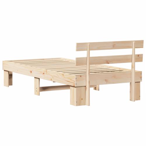 Krevetna konstrukcija s naslonom 80x200 cm Solidno drvo bor Cijena