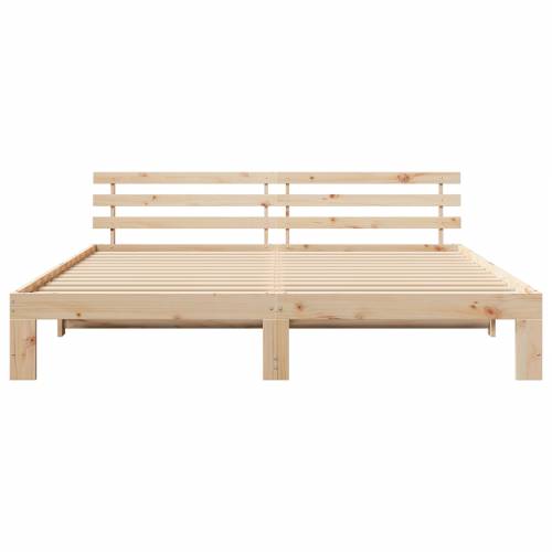 Krevet od borovog drveta Prirodan Čvrsto borovo drvo 200 x 200 cm Cijena