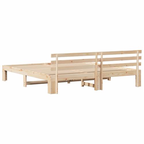 Krevet od borovog drveta Prirodan Čvrsto borovo drvo 200 x 200 cm Cijena