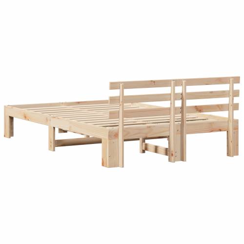 okvir kreveta od borovine Prirodni Masivna borovina 120 x 200 cm Cijena