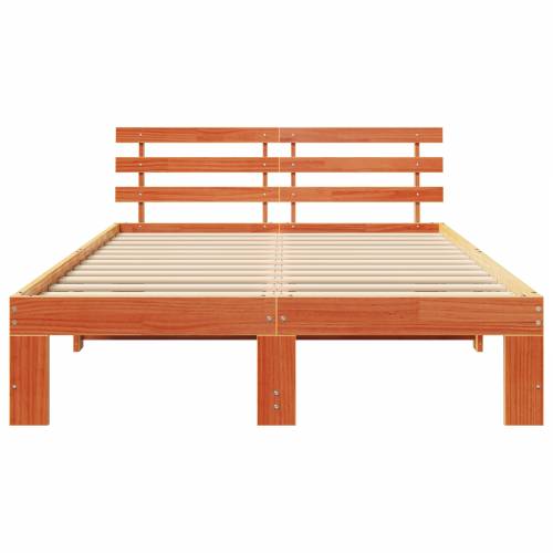 okvir za krevet od borovine Vosak smeđa Masivno drvo 135 x 190 cm Cijena