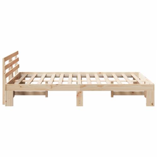 Krevetni okvir od borovine 120x190 Prirodno drvo Masivna borovina Cijena