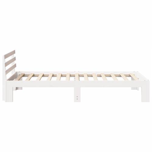 Krevet od Drva Bijeli Drvo 100 x 200 cm Minimalistički Krevet Cijena