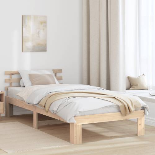 Prirodni krevet od borovine Čvrsto drvo 80 x 200 cm Minimalistički Cijena