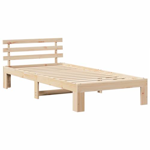 Prirodni krevet od borovine Čvrsto drvo 80 x 200 cm Minimalistički Cijena