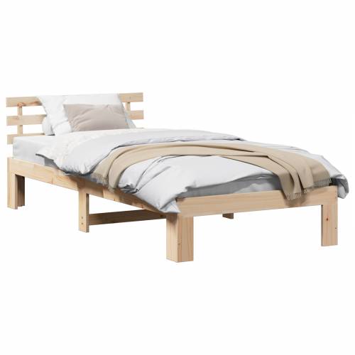 Prirodni krevet od borovine Čvrsto drvo 80 x 200 cm Minimalistički Cijena
