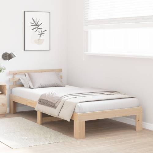 Prirodni krevet od borovine Čvrsto drvo 80 x 200 cm Minimalistički Cijena