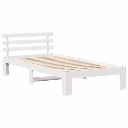 Okvir za krevet od borovine Bijeli Drvo 80 x 200 cm Cijena
