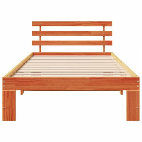 Krevet od borovine Nauljena smeđa Masivno drvo 80 x 200 cm Cijena