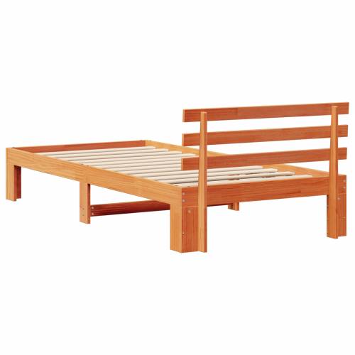 Krevet od borovine Nauljena smeđa Masivno drvo 80 x 200 cm Cijena