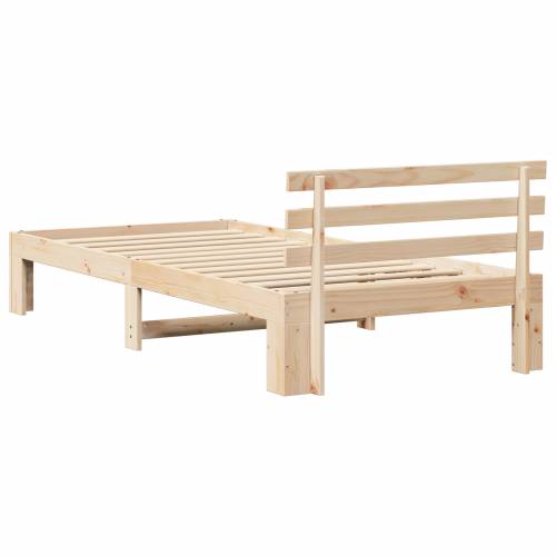 Krevetni Okvir od Borovog Drva Prirodno Drvo 75 x 190 cm Cijena