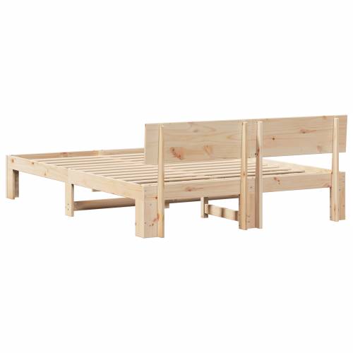 Krevetna konstrukcija s uzglavljem 160x200 cm od masivne borovine Cijena