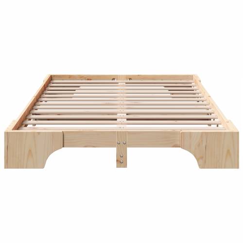 okvir za krevet Prirodno Masivna borovina 135 x 190 cm Cijena