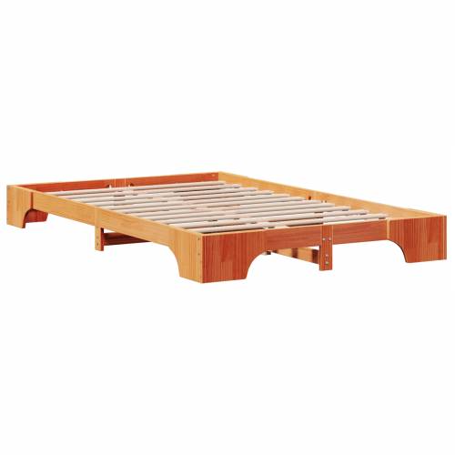 okvir za krevet Vosak smeđa Masivna borovina 135 x 190 cm Cijena