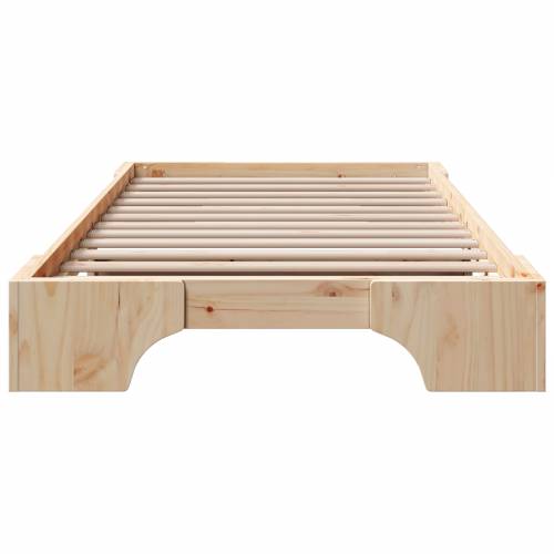Krevetna konstrukcija Prirodno Čvrsto borovo drvo 90 x 190 cm Cijena