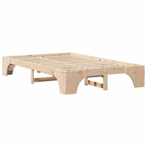 Krevetna struktura Prirodna Masivna borovina 120 x 200 cm Cijena