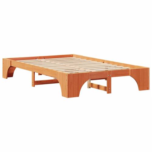 Okvir za krevet Vosak smeđa Puno drvo 120 x 200 cm Izdržljiv Cijena