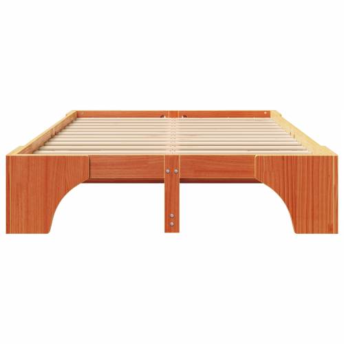 Okvir za krevet Vosak smeđa Puno drvo 120 x 200 cm Izdržljiv Cijena