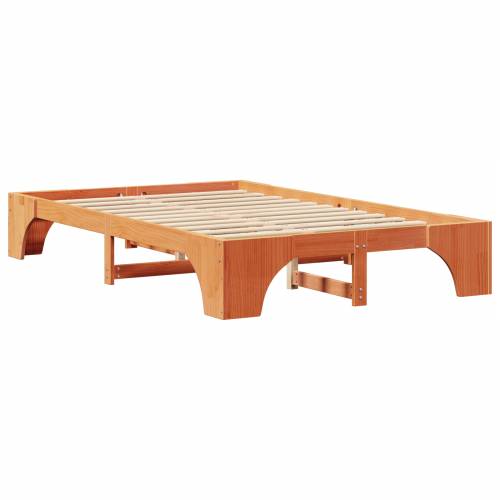 Okvir za krevet Vosak smeđa Puno drvo 120 x 200 cm Izdržljiv Cijena