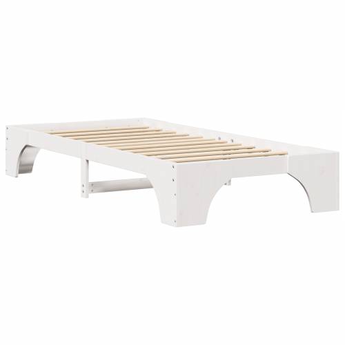 Krevetna konstrukcija Bijela Drvo 90 x 190 cm Minimalistički Cijena