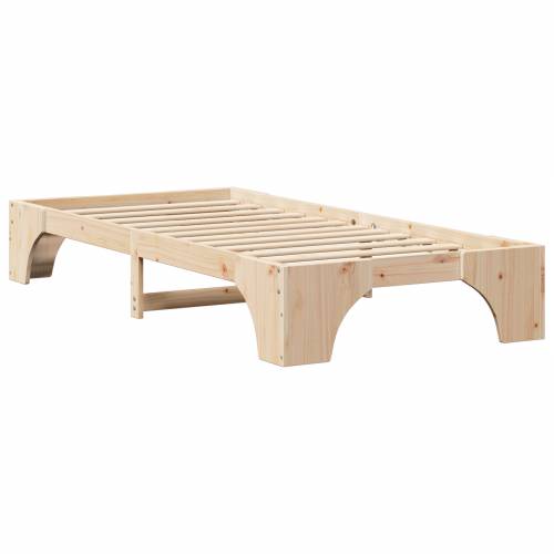 Prirodni krevetni okvir Prirodno drvo Čvrsti bor 75 x 190 cm Cijena