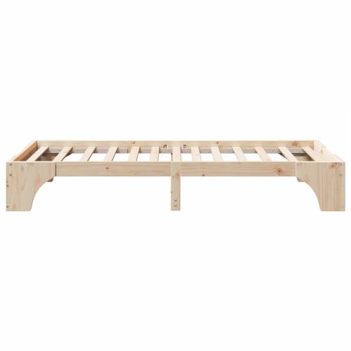 Prirodni krevetni okvir Prirodno drvo Čvrsti bor 75 x 190 cm Cijena