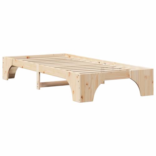 Prirodni krevetni okvir Prirodno drvo Čvrsti bor 75 x 190 cm Cijena