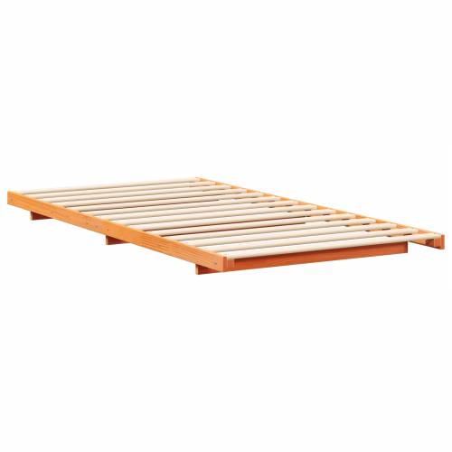 Krevet s daskama Voštano smeđa 100 x 200 cm Masivna borovina Cijena