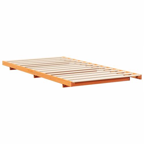 Krevet s daskama Voštano smeđa 100 x 200 cm Masivna borovina Cijena