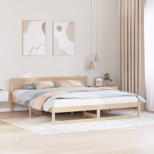 okvir kreveta Prirodni Čvrsta borovina 200 x 200 cm Cijena