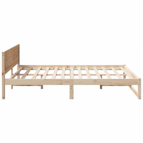 Krevetna konstrukcija Prirodna Borovina 150 x 200 cm Jednostavno Cijena