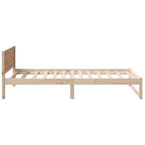 okvir kreveta Prirodni Čvrsta borovina 90 x 200 cm Izdržljiv Cijena