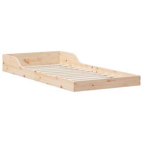 Krevetna konstrukcija Smeđa 80 x 210 cm Masivna borovina Cijena
