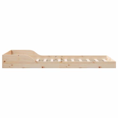 Krevetna konstrukcija Smeđa 80 x 210 cm Masivna borovina Cijena