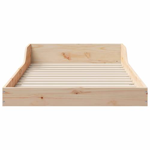 Krevetna konstrukcija Smeđa 100 x 210 cm Masivna borovina Cijena