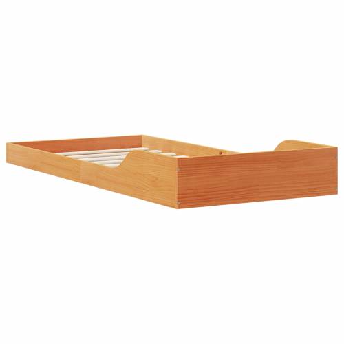 Krevetna konstrukcija Voštano smeđa 100 x 210 cm Cijena