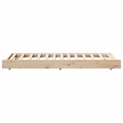 Krevet Prirodni Masivna borovina 90 x 200 cm Prijenosni Cijena