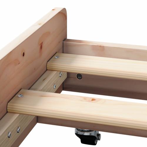 Krevet Prirodni Masivna borovina 90 x 200 cm Prijenosni Cijena