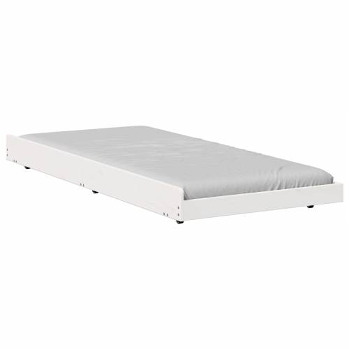 Krevetna konstrukcija Bijela Masivna borovina 90 x 200 cm Cijena