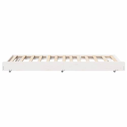 Krevetna konstrukcija Bijela Masivna borovina 90 x 200 cm Cijena