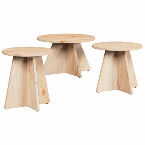 3 pcs 49 x 49 x 30 cm Čvrsta borova drva Cijena