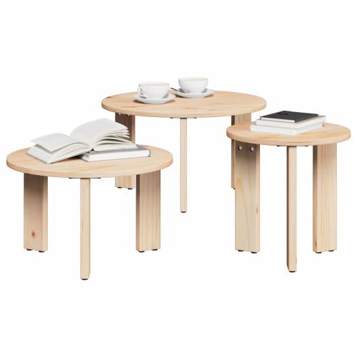 3 pcs 47.5 x 47.5 x 27 cm Čvrsta borova drva Cijena