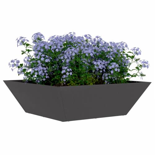 Crni plastični set sadilica 50 x 50 x 15 cm Cijena