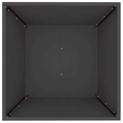 Crni plastični set sadilica 50 x 50 x 15 cm Cijena