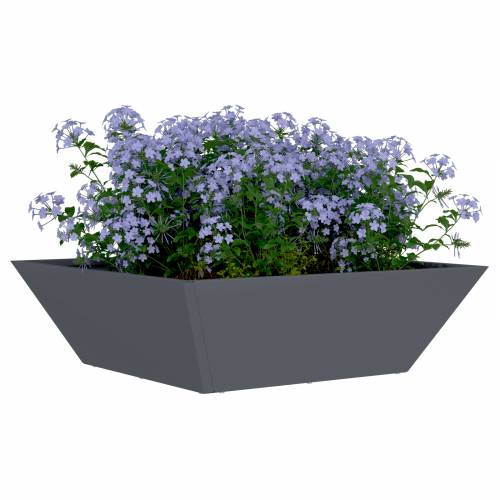 Set plastičnih saksija Antracit Plastika 50 x 50 x 15 cm Cijena