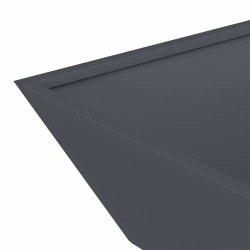 Set plastičnih saksija Antracit Plastika 50 x 50 x 15 cm Cijena
