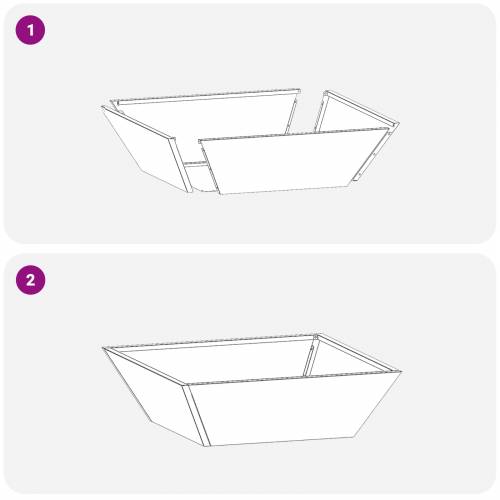 Set plastičnih saksija Antracit Plastika 50 x 50 x 15 cm Cijena