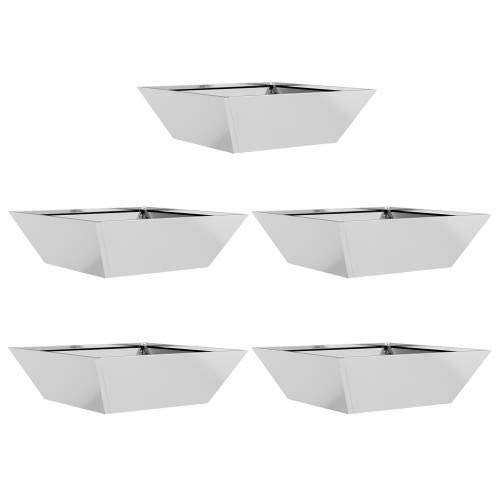 Metalna sadilica Pocinčani čelik 50 x 50 x 15 cm Izdržljiva Cijena