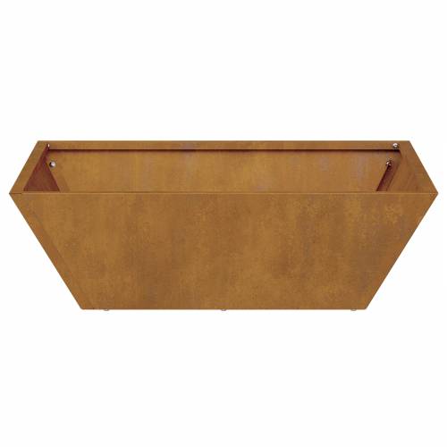 Metalna saksija Čelik otpornog na vremenske uvjete 50 x 50 x 15 cm Cijena